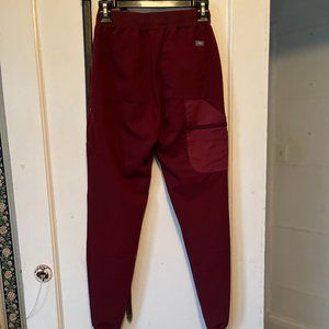 Burgundy Figs Scrub Pants